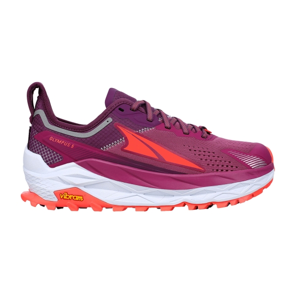Women's Trail Running Shoes Altra Olympus 5  Purple/Orange AL0A7R74580