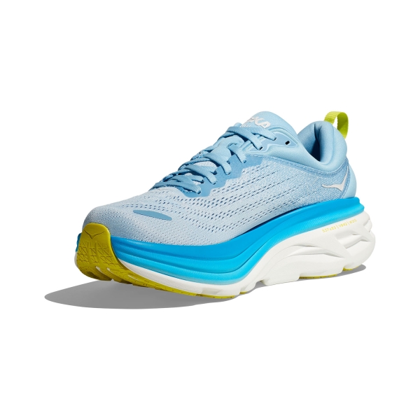 Hoka Bondi 8 Wide - Airy Blue/Diva Blue