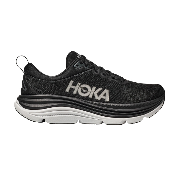 Zapatillas Running Estables Hombre Hoka Gaviota 5  Black/White 1127929BWHT