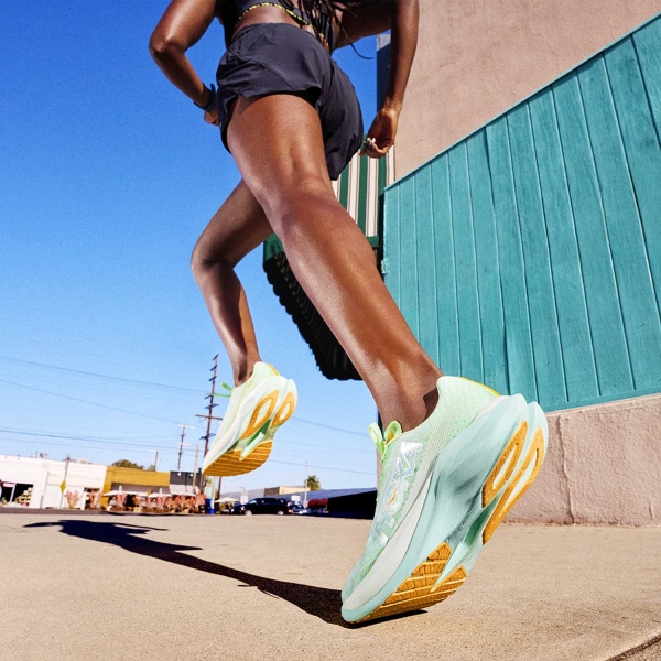 Hoka Mach X - Lime Glow/Sunlit Ocean