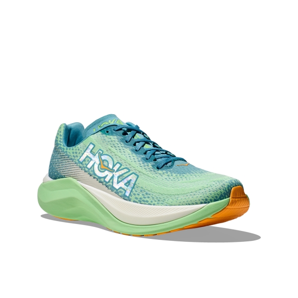 Hoka Mach X - Ocean Mist/Lime Glow