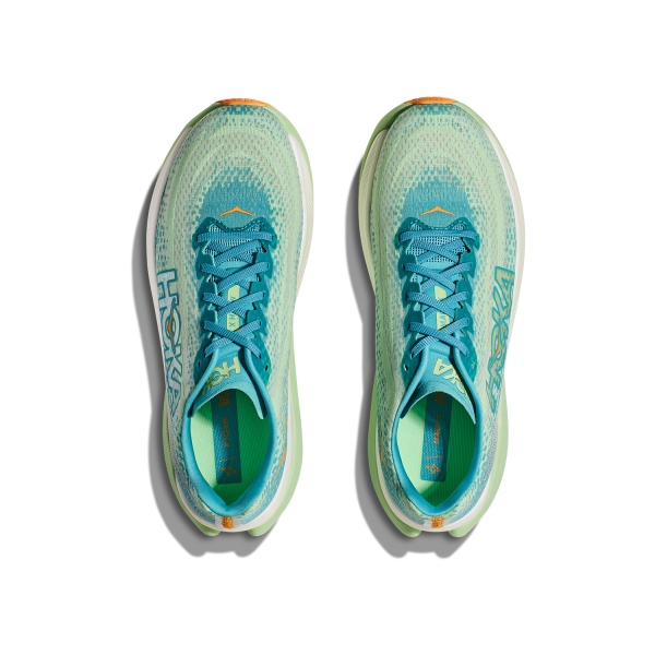 Hoka Mach X - Ocean Mist/Lime Glow