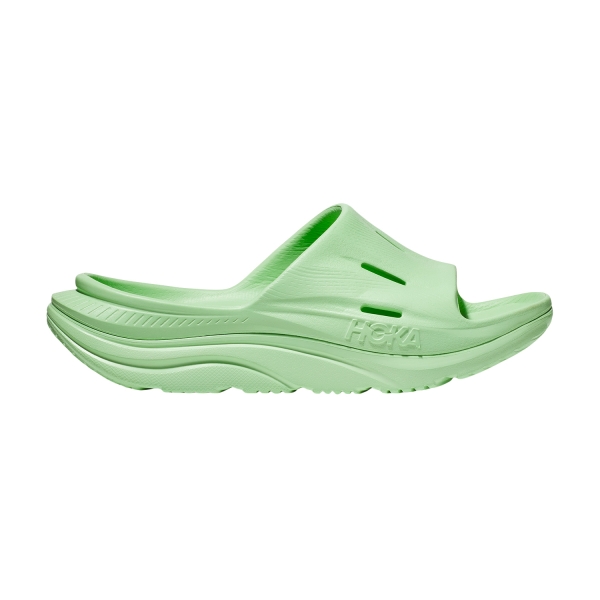 Recovery Shoe Hoka Hoka Ora Recovery Slide 3  Lime Glow  Lime Glow 