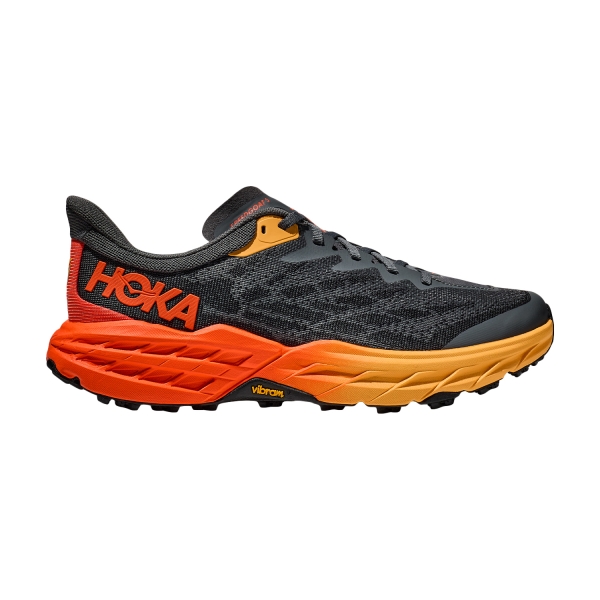 Men's Trail Running Shoes Hoka Speedgoat 5  Castlerock/Flame 1123157CFLM