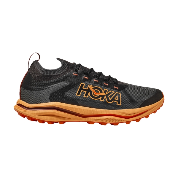 Men's Trail Running Shoes Hoka Zinal 2  Black/Sherbet 1141491BSRB