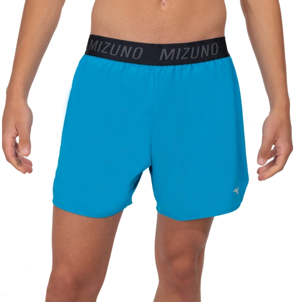 Men's Running Shorts Mizuno Mizuno Alpha 5.5in Shorts  Hawaiian Ocean  Hawaiian Ocean 