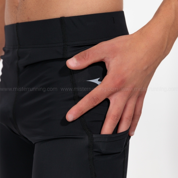 Mizuno Impulse Core Pro Tights - Black/Mineral Blue