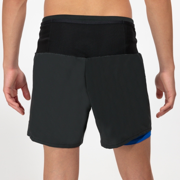 Mizuno Multi Pocket 2 in 1 7.5in Pantaloncini - Black/Surf The Web
