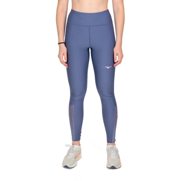 Women's Running Tights Mizuno Premium Tights  Nightshadow Blue J2GBA70103