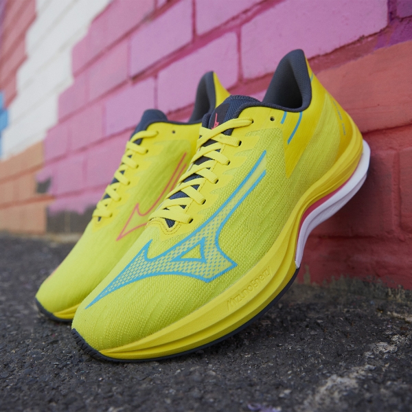 Mizuno Wave Rebellion Sonic - Bolt 2 Neon/Jet Blue/Ombre Blue