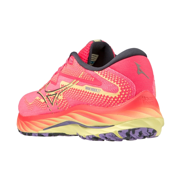 Mizuno Wave Rider 27 - High Vis Pink/Ombre Blue/Luminous