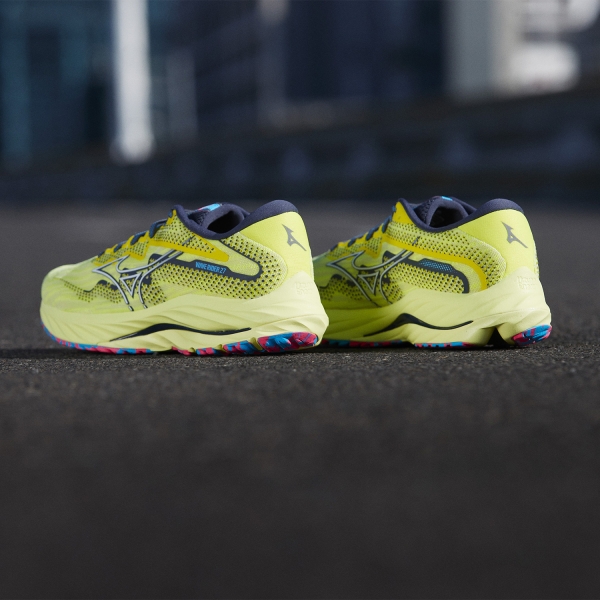 Mizuno Wave Rider 27 - Luminous/White/Jet Blue