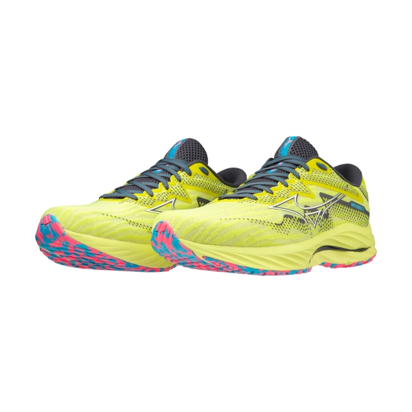 Mizuno Wave Rider 27 - Luminous/White/Jet Blue