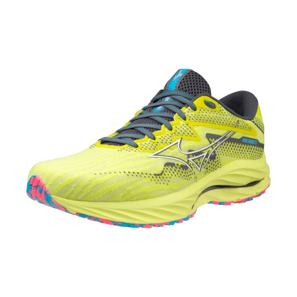 Mizuno Wave Rider 27 - Luminous/White/Jet Blue