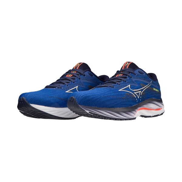 Mizuno Wave Sky 7 azul zapatillas running hombre