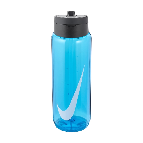 Hydratation Accessories Nike Renew Recharge Straw Water Bottle  Blue Fury/Black/White N.100.7642.445.24