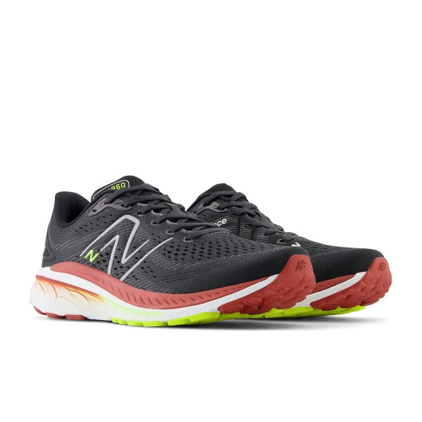 New Balance Fresh Foam X 860 v13 - Black/Neon Dragonfly/Hot marigold