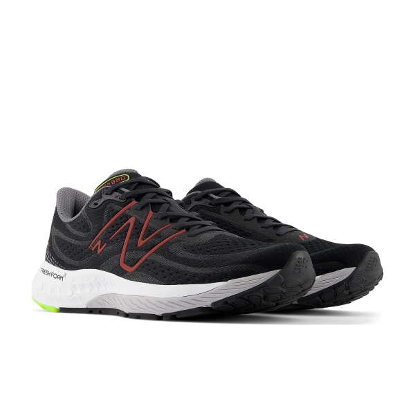 New Balance Fresh Foam X 880v13 - Black/Brick Red