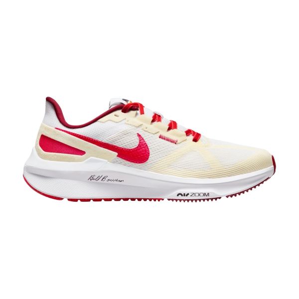 Men's Structured Running Shoes Nike Nike Air Zoom Structure 25 Premium  White/University Red/Coconut Milk  White/University Red/Coconut Milk 