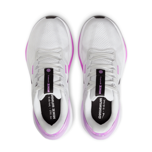 Nike Air Zoom Structure 25 - White/Black/Pure Platinum/Fuchsia Dream
