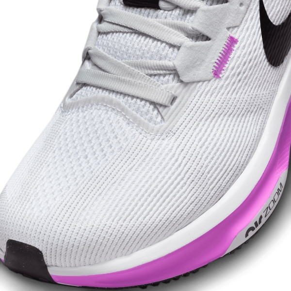 Nike Air Zoom Structure 25 - White/Black/Pure Platinum/Fuchsia Dream