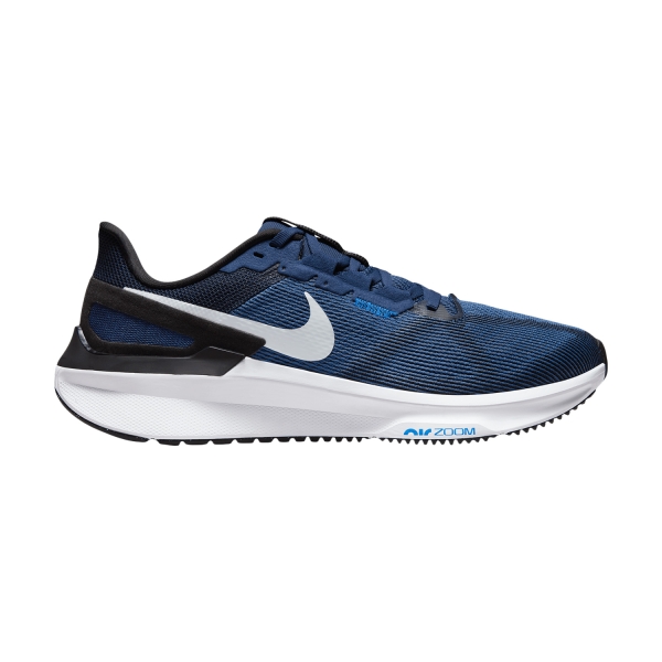Men's Structured Running Shoes Nike Air Zoom Structure 25  Midnight Navy/Pure Platinum/White/Black DJ7883400