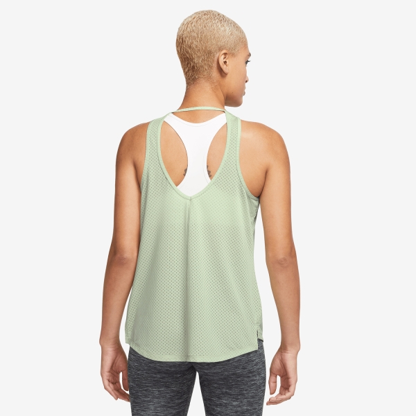 Nike Dri-FIT One Breathe Tank - Honeydew/White