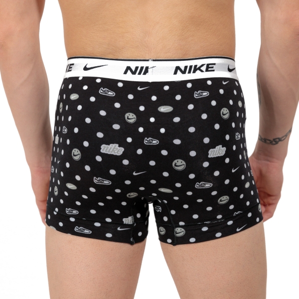 Nike Everyday Stretch x 3 Boxer - Sneaker Dot Print/White/Black