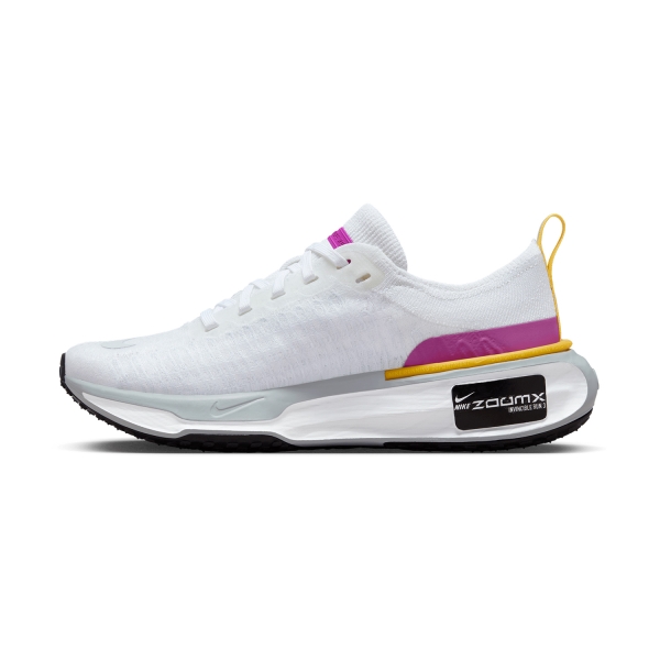 Nike Zoomx Invincible Run Flyknit 3 - White/Vivid Purple/Vivid Sulfur