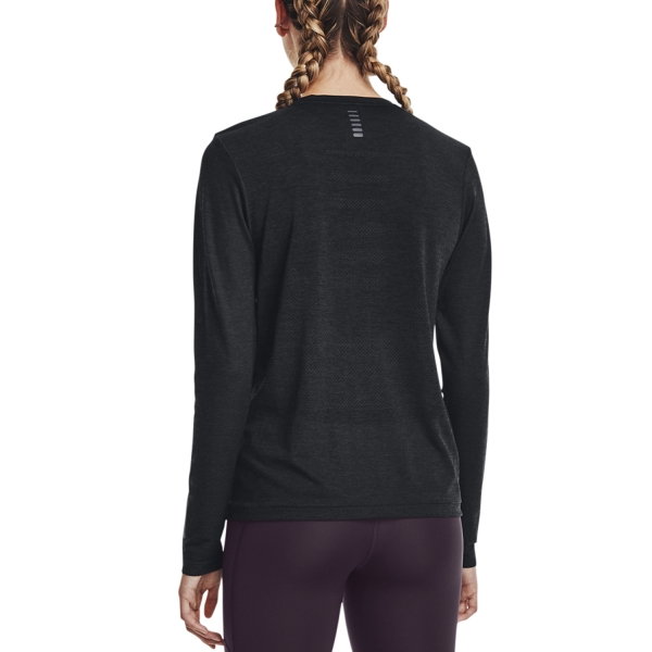 Under Armour Seamless Stride Camisa - Black/Reflective