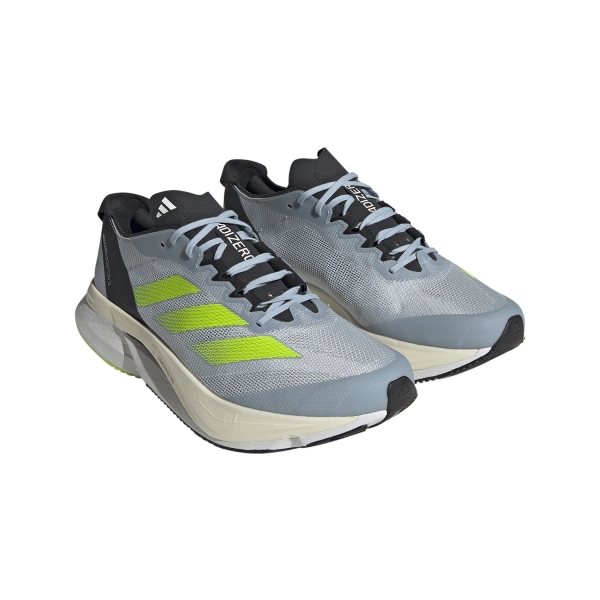 adidas adizero Boston 12 - Wonder Blue/Lucid Lemon/Carbon