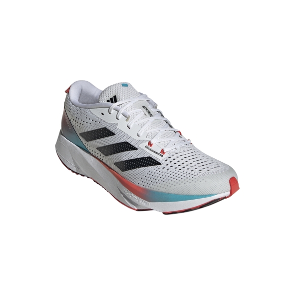 adidas adizero SL - Cloud White/Core Black/Bright Red