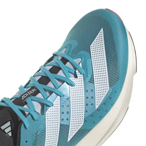 adidas adizero Takumi Sen 9 - FTW White/Core Black/Lucid Cyan