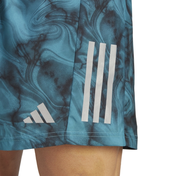 adidas Own The Run 5in Shorts - Arctic Fusion/Black
