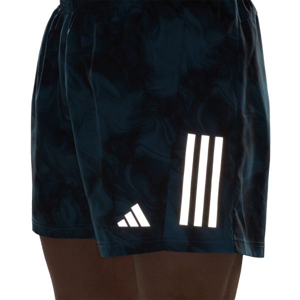 adidas Own The Run 5in Shorts - Arctic Fusion/Black