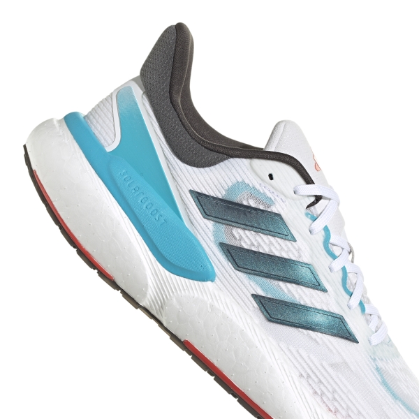 adidas Solar Boost 5 - Cloud White/Core Black/Lucid Cyan