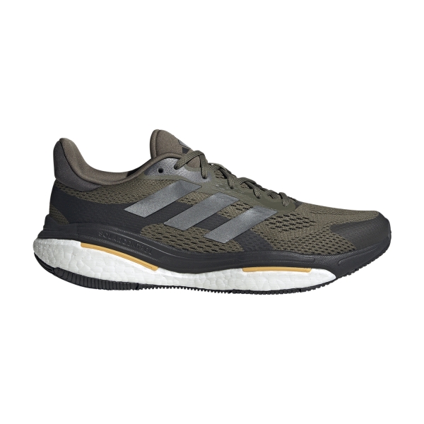 Men's Structured Running Shoes adidas Solarcontrol 2  Olive Strata/Night Metallic/Preloved Yellow HP9649