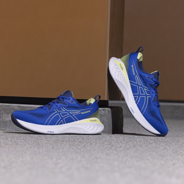 Asics Gel Cumulus 25 - Illusion Blue/Glow Yellow
