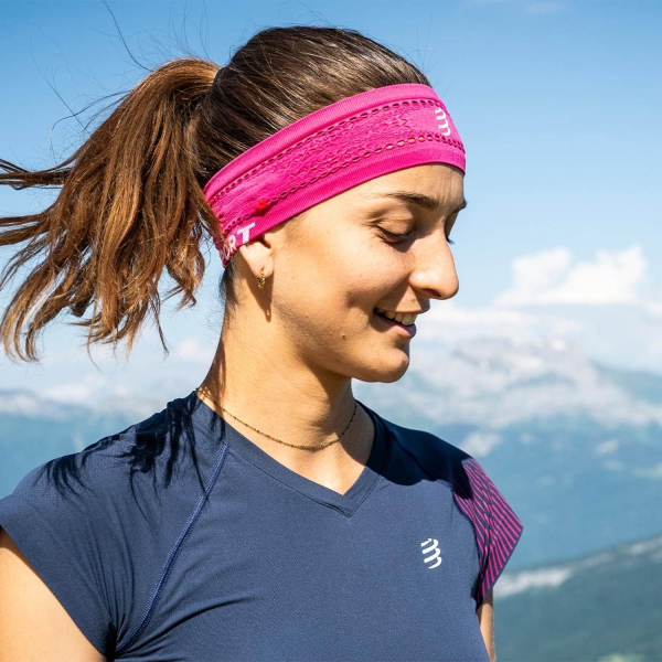 Compressport On/Off Banda Delgada - Magenta