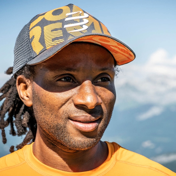 Compressport Trucker Gorra - Magnet/Autumn Glory