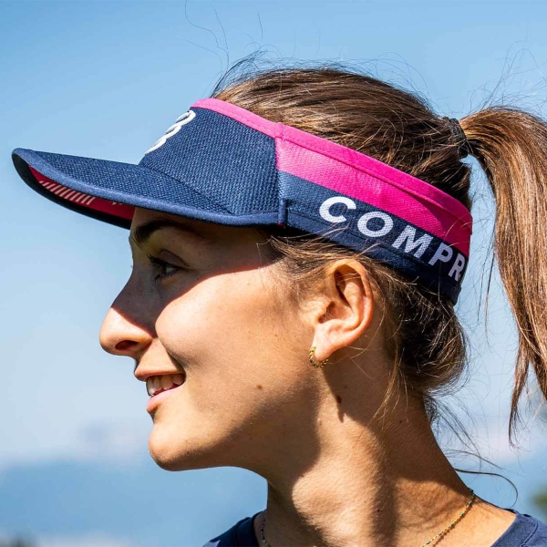 Compressport Ultralight Visiera - Moon Indigo/Magenta