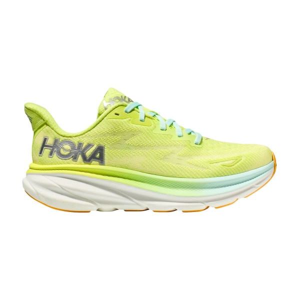 Hoka One One Clifton 9 Wide - Citrus Glow/Sunlit Ocean