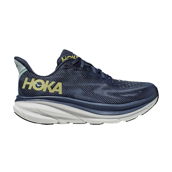 Men's Neutral Running Shoes Hoka Clifton 9  Midnight Ocean/Bluesteel 1127895MOBS