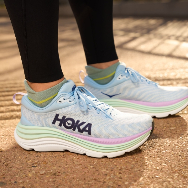 Hoka One One Gaviota 5 women's Running Shoes - Airy Blue