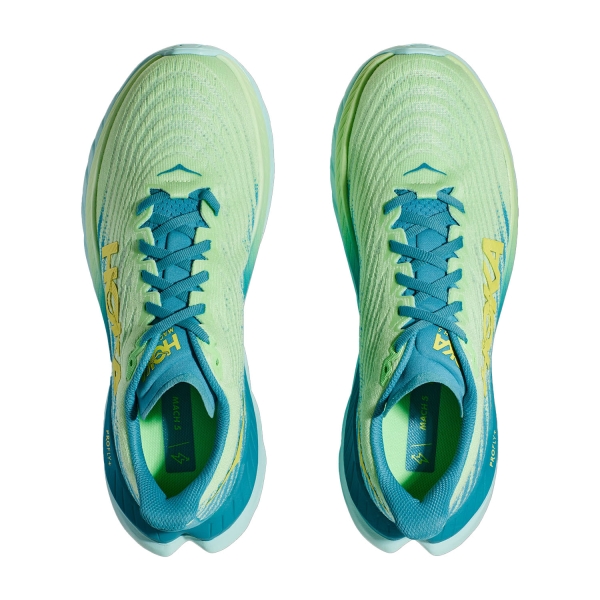 Hoka Mach 5 - Lime Glow/Ocean Mist