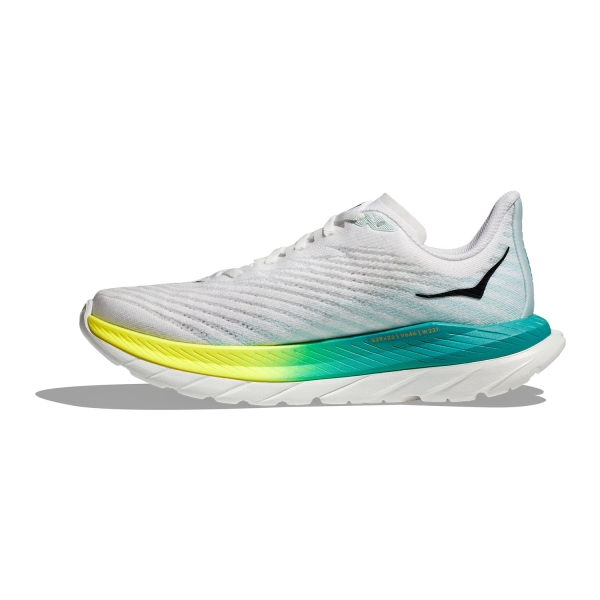 Hoka One One Mach 5 - White/Blue Glass