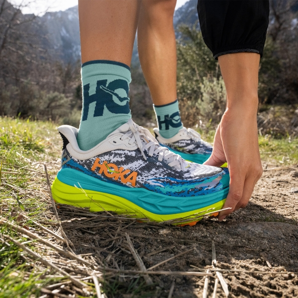 Hoka One One Stinson 7 - White/Evening Primrose