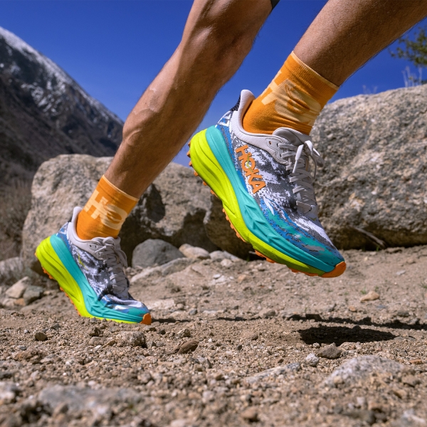 Hoka One One Stinson 7 - White/Evening Primrose