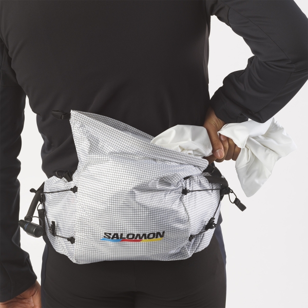 Salomon Cross Season Bladder Race Flag Waistpack - White/Black