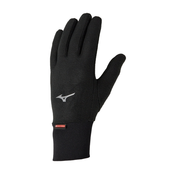 Guantes Running Mizuno Mizuno BT Mid Weight Guantes  Black  Black 